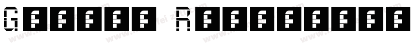 Grosia Regular字体转换